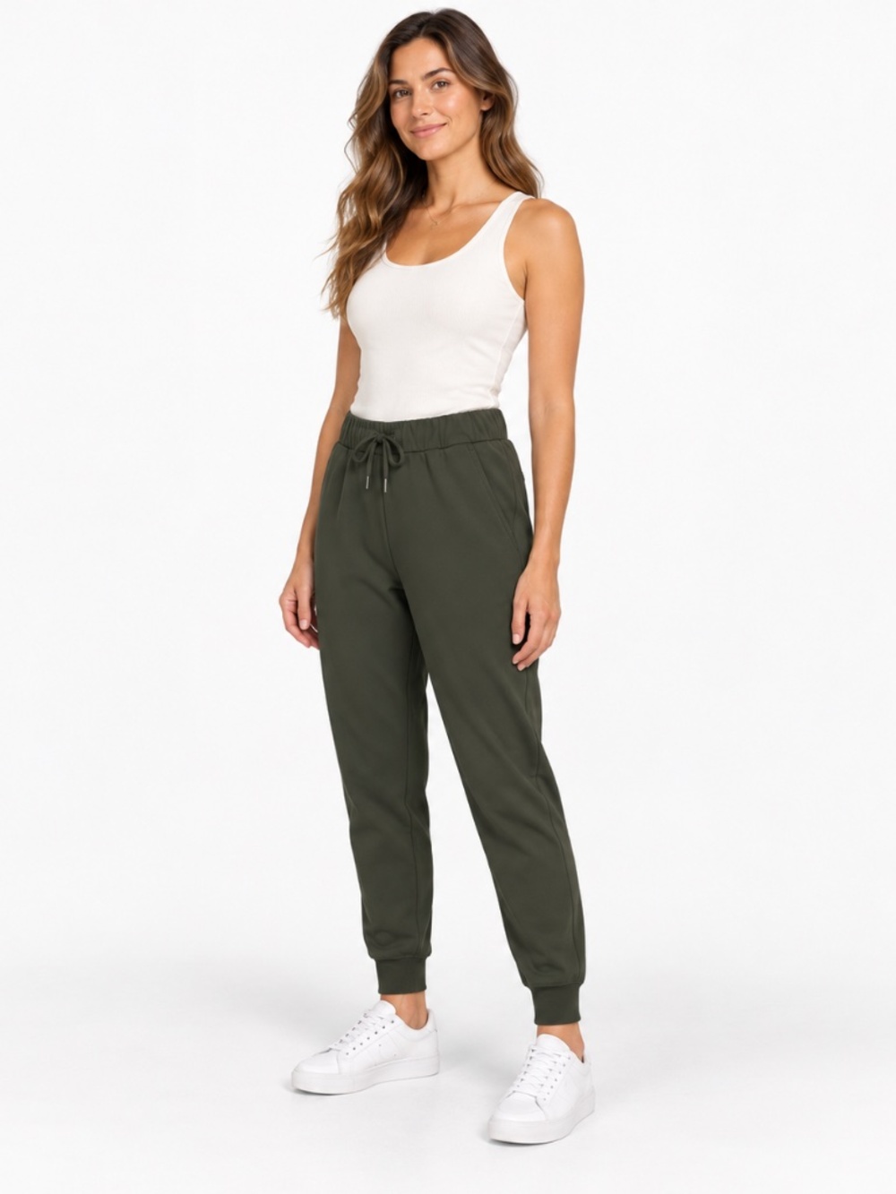 Lululemon On The Fly Jogger Luxtreme Women's 4 Dark Olive Green Pants